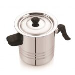 Oala lapte Grunberg GR1516, 2 litri, inox, capac, fluier - imagine 2