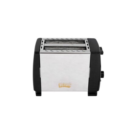 Prajitor de paine Victronic VC882, 700 W, carcasa otel, negru + argintiu