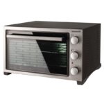 Cuptor electric Hausberg HB9320, 1420 W, 38 L, timer, termostat, 2 tavi, Gri/Negru - imagine 3