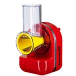 Robot bucatarie 3 in 1 Hausberg HB-7521RS, 5 palnii, 180 rpm, 150 W, Rosu - imagine 3