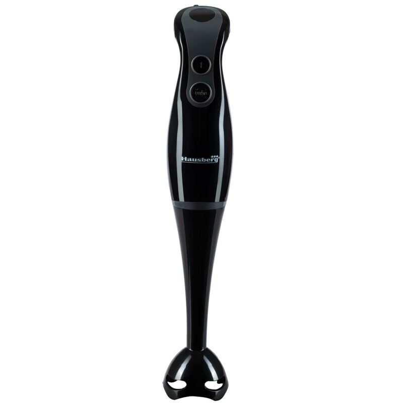 Blender de mana Hausberg HB-7671NG, 300 W, lama din inox, 2 viteze, Negru Blender de mana Hausberg HB-7671NG, 300 W, lama din inox, 2 viteze, Negru