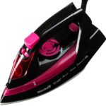 Fier de calcat Hausberg HB-7899RZ, 2000-2300W, talpa ceramica, roz - imagine 2