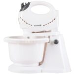 Mixer cu bol rotativ Hausberg HB-3519AB, capacitate bol 2 L, 300 W, Alb - imagine 2