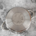 Cratita inox Bohmann BH-0805-20, 20 cm, 3.5 l, capac, inductie - imagine 5