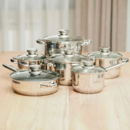 Set oale inox + tigaie Bohmann BH-1241-12