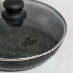 Tigaie aluminiu Bohmann BH-1000-24, 24 cm, interior marmorat, capac - imagine 6