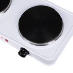 Plita electrica Ertone ERT-MN 200A, 1500W, 2 arzatoare, alb - imagine 3