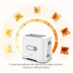Prajitor pentru paine Victronic VC895, 700 W, 2 fante - imagine 2