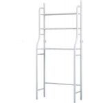 Raft depozitare/etajera pentru baie TW101, 3 polite, 47 x 25 x 155 cm, alb - imagine 2