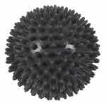 Set 2 mingi masaj Qizo, PVC, 7 cm/9 cm, Negru/Verde - imagine 3