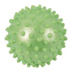 Set 2 mingi masaj Qizo, PVC, 7 cm/9 cm, Negru/Verde - imagine 2