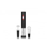 Set tirbuson electric cu accesorii pentru sticla cu vin Grunberg DVWG20
