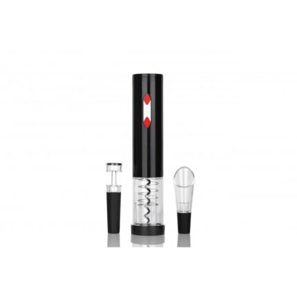 Set tirbuson electric cu accesorii pentru sticla cu vin Grunberg DVWG20