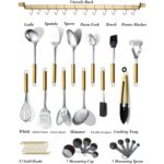 Set ustentile bucatarie Berglander CTAG37/Auriu, inox, 37 piese - imagine 2