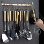 Set ustentile bucatarie Berglander CTAG37/Auriu, inox, 37 piese - imagine 4