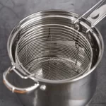Oala friteuza din inox Bohmann BH-1667FR, 18 x 15 cm, 3.4L , capac sticla, inductie - imagine 3