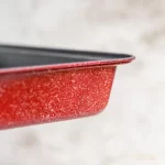 Tava de copt din otel carbon Voltz V5-1222-RS34, 34x24x6 cm, rosu - imagine 4