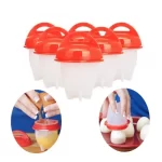 Set 6 recipiente silicon pentru fiert oua
