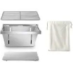 Gratar compact pliabil pentru camping