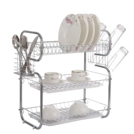 Uscator de vase pe 3 niveluri Bohmann BH-7326