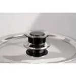 Oala pentru fiert lapte Rosberg R51425B4, 4 L, pereti dubli, inductie, fluier, Inox - imagine 4