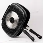 Tigaie dubla aluminiu turnat Goldmann GM-0232B