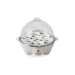Fierbator oua Zilan ZLN-8075, inox, 7 compartimente, alb