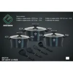 Set 3 vase din aluminiu Grunberg GR2718