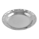 Farfurie din inox, adanca, 24.50 cm, Grunberg IBP245