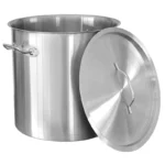 Oala profesionala din inox Grunberg GR2733, 33 litri, diametru 35 cm, manere nituite, capac inox, compatibila  inductie
