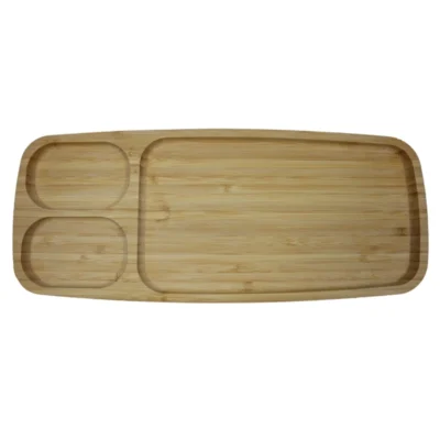 Platou din bambus pentru prezentare si servire Grunberg GR6357