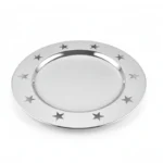 Platou rotund din inox Grunberg IGR6310, diametru 32.5 cm