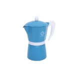Espressor pentru aragaz din aluminiu Grunberg GR593, capacitate 3 cesti, albastru
