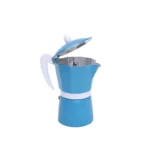 Espressor pentru aragaz din aluminiu Grunberg GR594, capacitate 6 cesti, albastru - imagine 3