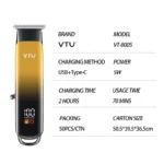 Masina tuns cu acumulator VTU VT8005, 5 W, autonomie 70 min - imagine 3