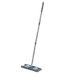 Mop plat cu laveta microfibra Grunberg TGR3302, coada telescopica, otel + plastic