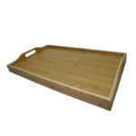 Tava pentru servit din bambus Grunberg GR6253, picioare pliabile, 50 x 30 x 22 cm