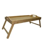 Tava pentru servit din bambus Grunberg GR6253, picioare pliabile, 50 x 30 x 22 cm - imagine 2