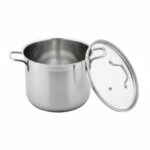 Oala inox Bohmann BH-3225, 20 L, 32 cm, maner inox, capac yena - imagine 3