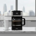 Cafetiera digitala Zilan ZLN-9266, 900 W, capacitate 1.8 litri, auto curatare, negru - imagine 8