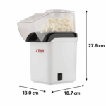 Aparat pentru floricele Zilan ZLN-8044, 1200 W, alb - imagine 3