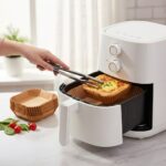 Set 50 tavi patrate pentru copt din hartie pentru friteuza cu aer cald Grunberg HCP20, 20 x 20 x 6 cm - imagine 3