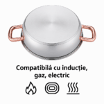 Cratita inox Grunberg GR6130, 30 cm, 6.6 l, capac sticla - imagine 10