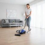 Aspirator cu sac Rosberg R5-1001JB, 700W, capacitate 1.5 L, accesorii incluse, Albastru - imagine 3