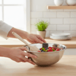 Bol din inox 40 cm Grunberg IDB40, 10 litri, 40 x 13.7 cm - imagine 2
