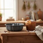 Forma de copt Panettone Bohmann BH-6477, 25.5x8.5cm, otel carbon, marmorata - imagine 2