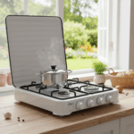 Aragaz 4 ochiuri Zilan ZLN7079, Alb, alimentare butelie GPL - imagine 5