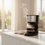 Filtru cafea digital Victronic VC5792, 750 W , 1.25 litri, placa incalzire, negru - imagine 4