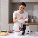 Masina electrica de tocat Victronic MG5028, 600 W, 2 accesorii taiat, accesorii carnati - imagine 4