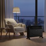 Convector electric Rosberg R51974AT, 2000W, 3 trepte de putere, functie Turbo, termostat, negru - imagine 2